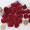100pcs Burgundy Fake Roses Artificial Flower Foam Rose Heads Bouquets